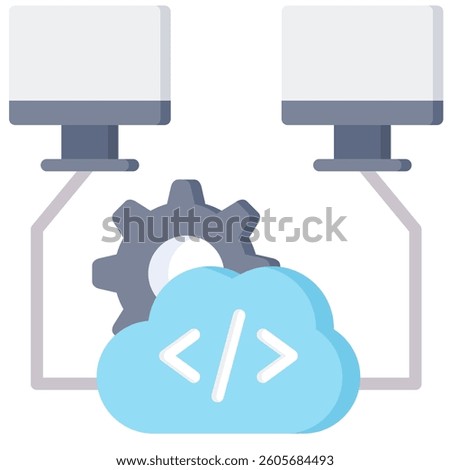 Concurrency Icon Element For Design