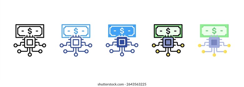 Parallelität Multi-Style-Symbolsatz