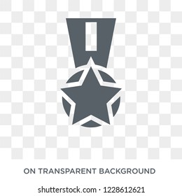 Condecoration icon. Condecoration design concept from Army collection. Simple element vector illustration on transparent background.