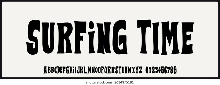Condensed hand drawn vector font. Alphabet uppercase and number. Rough and grunge style.