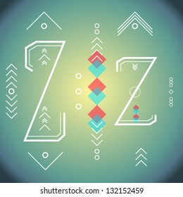Condensed Letters Z z