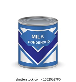 Condensed Milk Metal Tin Can