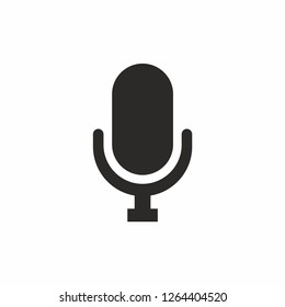 Condenser microphone recording Icon vector