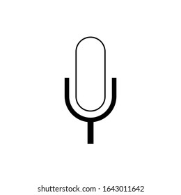 condenser microphone vector icon, microphone icon