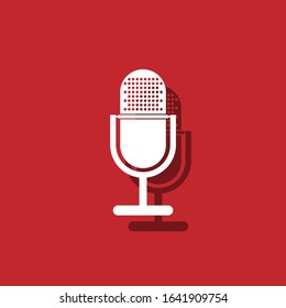 condenser microphone  vector icon, music vector icon, 