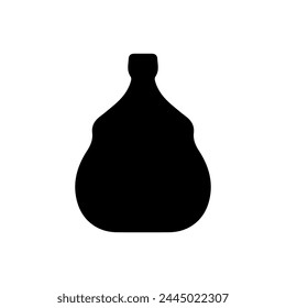 Condiment bottle silhouette icon design