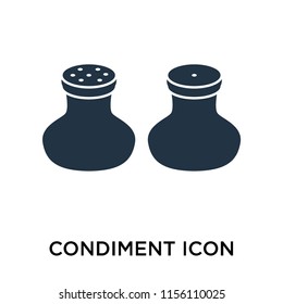 Condiment icon vector isolated on white background, Condiment transparent sign