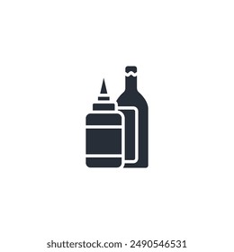 condiment icon. vector.Editable stroke.linear style sign for use web design,logo.Symbol illustration.