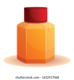 Condiment jar icon. Cartoon of condiment jar vector icon for web design isolated on white background