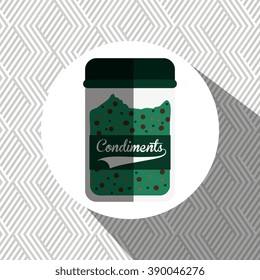 condiments icon design 