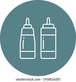 Condiments icon vector image. Can also be used for food and drinks. Suitable for use on web apps, mobile apps and print media.