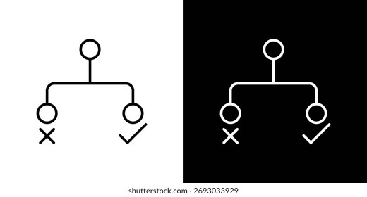 Condition icon. Line with editable stroke.