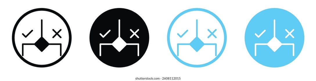 Condition icons design. vector icons for ui designs