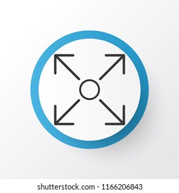 Conditional algorithm icon symbol. Premium quality isolated branching program  element in trendy style.