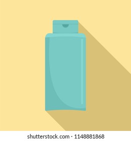 Conditioner bottle icon. Flat illustration of conditioner bottle vector icon for web design