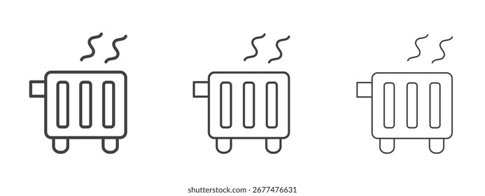 Conditioner heater icon design, suitable for web, infographics, interface and apps.