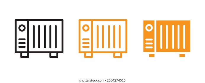 Conditioner heater icon web design in vector
