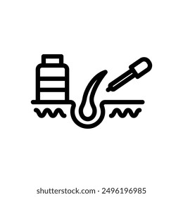 Icono de acondicionador o diseño de logotipo Ilustración vectorial de símbolo de signo aislado. Una colección de iconos de vectores de estilo de línea negra de alta calidad