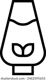 conditioner icon. Thin linear style design isolated on white background