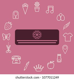 Conditioner icon, vector design element