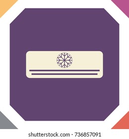 Conditioner icon, vector design element