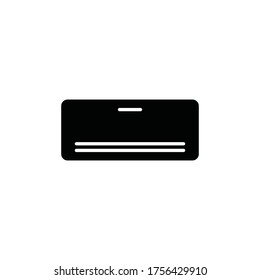 conditioner icon vector sign symbol isolated
