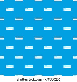 Conditioner pattern repeat seamless in blue color for any design. Vector geometric illustration