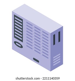 Conditioner system icon isometric vector. Air conditioner repair. Home service