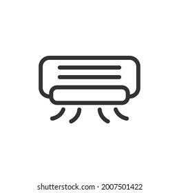 Conditioner thin line icon. Symbol in trendy outline style. Premium design for web and apps. Perfect for UI.