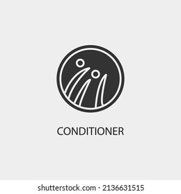 Conditioner vector icon illustration sign