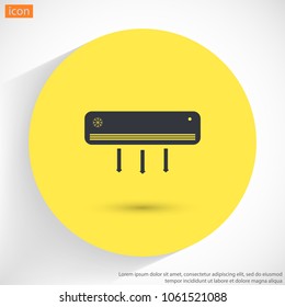 Conditioning  vector icon 