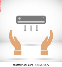 Conditioning  vector icon 