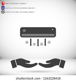 Conditioning  vector icon