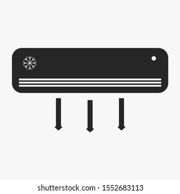 Conditioning vector icon , lorem ipsum Flat design