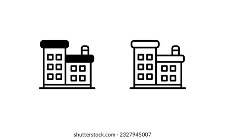 Condo icon design with white background stock illustration