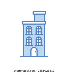 Condo icon isolate white background vector stock illustration