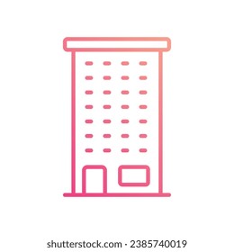 Icono de condo aislar ilustración de material vectorial de fondo blanco