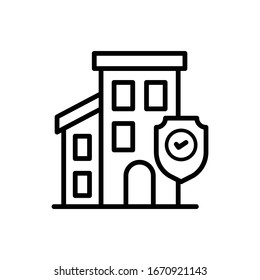  Condo Insurance Vektorillustration Illustration. EPS10