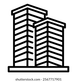 Condo Living Icon Element For Design