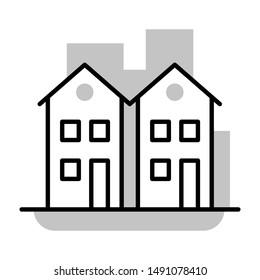 condo thin line vector icon