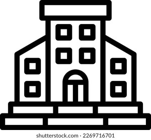 Ilustración de diseño de iconos del vector de condo
