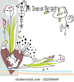 Condolence card