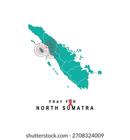 condolences for the disaster that hit North Sumatra, Indonesia