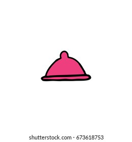 condom doodle icon