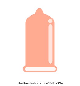 condom icon flat color  vector eps.10
