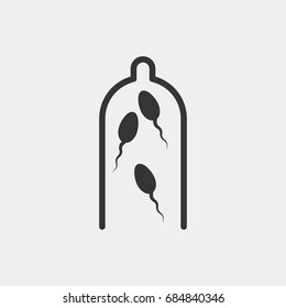Condom icon illustration isolated vector sign symbol