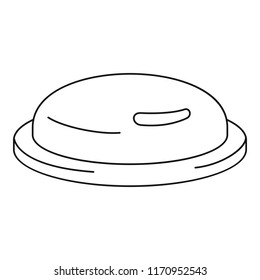 Condom icon. Outline illustration of condom vector icon for web design isolated on white background