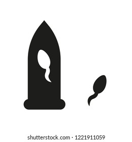 Condom icon. Trendy Condom logo concept on white background from Health and Medical collection. Suitable for use on web apps, mobile apps and print media.