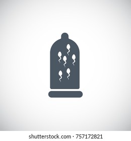 Condom icon, vector