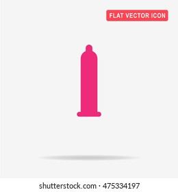 Condom icon. Vector concept illustration for design.